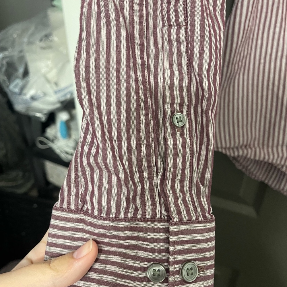 Apt. 9 Men’s Striped Button Down Shirt - Picture 3 of 15